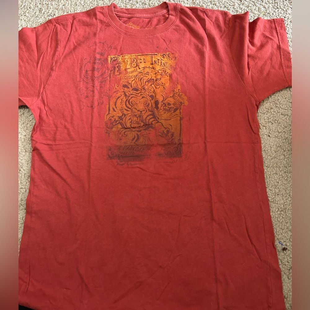 Stranded Skull Tiger Lion Tshirt